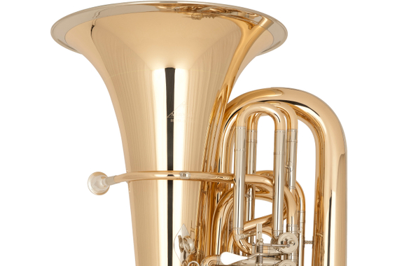 Miraphone Bb-Tuba Model 91 Goudmessing image 5