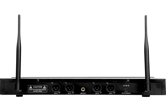 McGrey UHF-2V2I Ensemble Microphone Sans Fil Quad Avec 2 Micros Main Et 2 Micros Lavalier 50m image 5