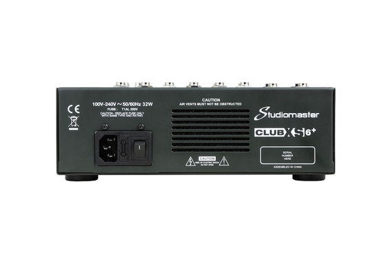 Studiomaster Club XS 6+ Mixer Set image 5