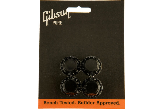 Gibson Top Hat-Knoppen Zwart 4 St. image 5