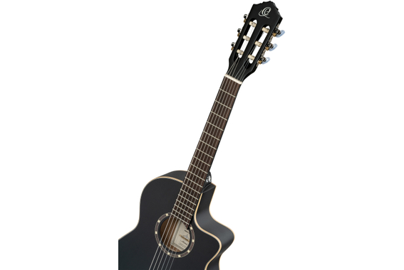 Ortega RCE125SBK-3/4 Satin Black  - Retoure (Zustand: sehr gut) image 5