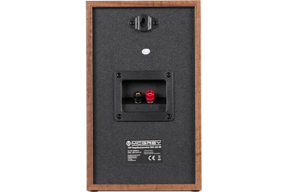 McGrey BSS-265 BR 6,5" HiFi Regallautsprecher Paar Braun  2x 40W RMS  - Retoure (Zustand: gut) image 5