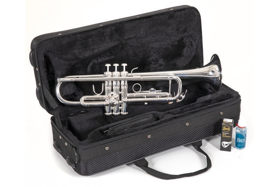 Trompeta Bach TR650S En Si Bemol Plateada image 5
