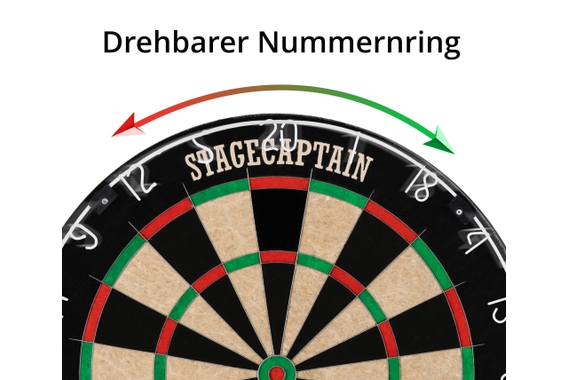 Stagecaptain DBS-1715 BullsEye Pro Set Poster Cible de Fléchettes image 5