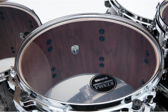 Tama WBS52RZS-MPB Starclassic Walnut/Birch Shellkit Molten Platinum Burst image 5