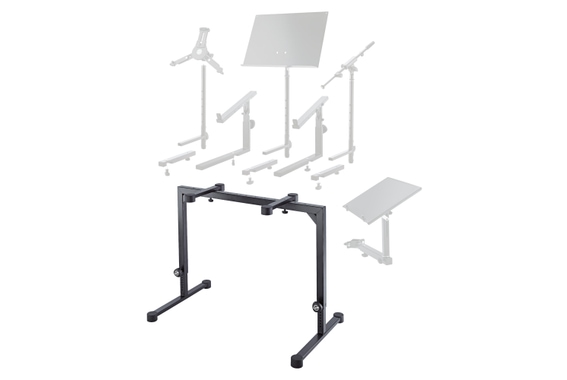 K&M 18810 Table De Clavier "Omega" Noire image 5