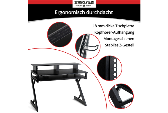 Stagecaptain ST-120 Studiotisch  - Retoure (Verpackungsschaden) image 5