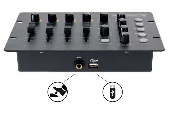 Showlite LDO-10 MKII FS LED DMX Operator + Set de Pédale image 5