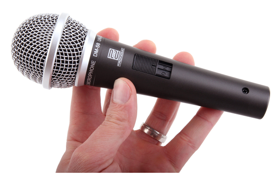 Pronomic DM-58 Microphone Vocal avec Interrupteur Starter SET incl. Pied + Pince + Câble image 5