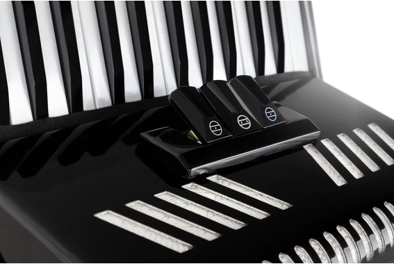 Classic Cantabile 48 Basses Accordéon « Secondo V » Set Noir image 5