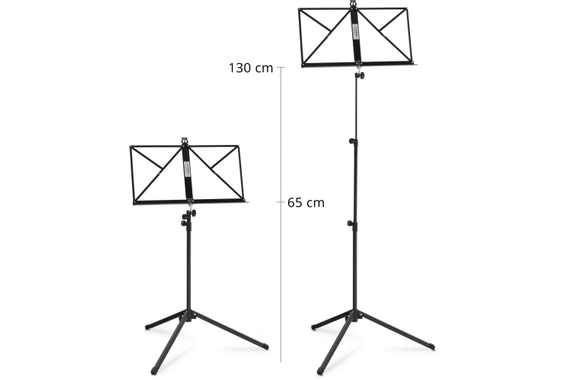 Classic Cantabile 100 Leggio Medium Nero Set da 10 image 5