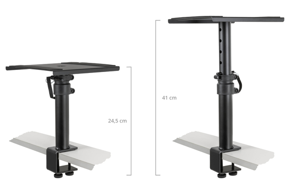 Pronomic SLS-36K BK Supporti da Tavolo con Morsetto per Monitor da Studio image 5
