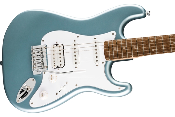 Squier Affinity Series Stratocaster Junior HSS Ice Blue Metallic Starter Set image 5