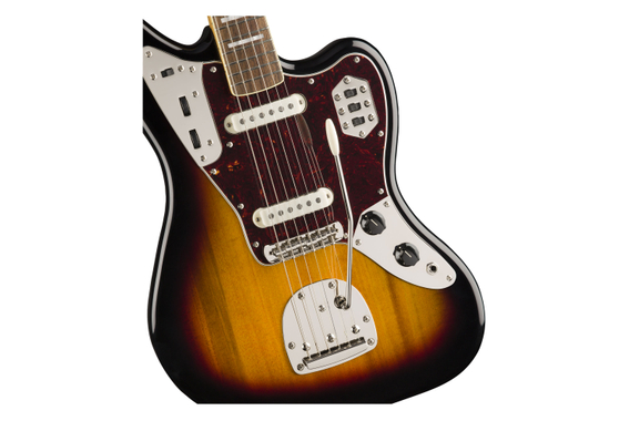 Squier Classic Vibe '70s Jaguar LRL 3-Color Sunburst Gigbag Set image 5