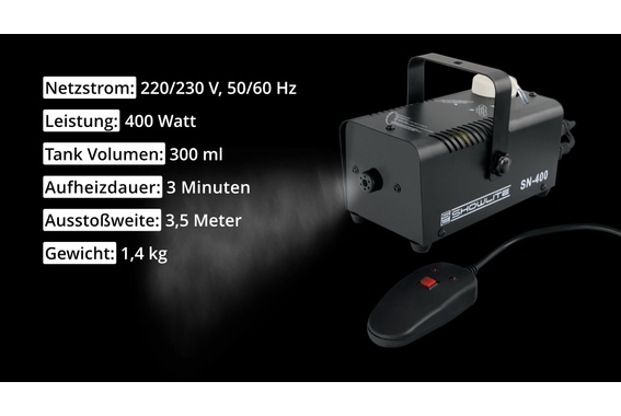 Showlite SN-400 Nebelmachine image 5