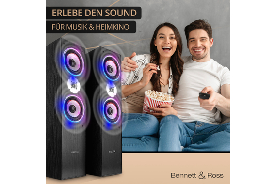 Bennett & Ross BR RT-180B Radiant HiFi Stereoanlage Set mit Bluetooth  image 5