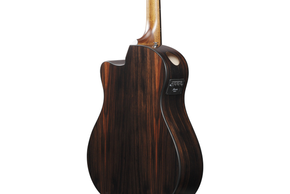 Ibanez AAM70CE-TBN Transparent Charcoal Burst image 5