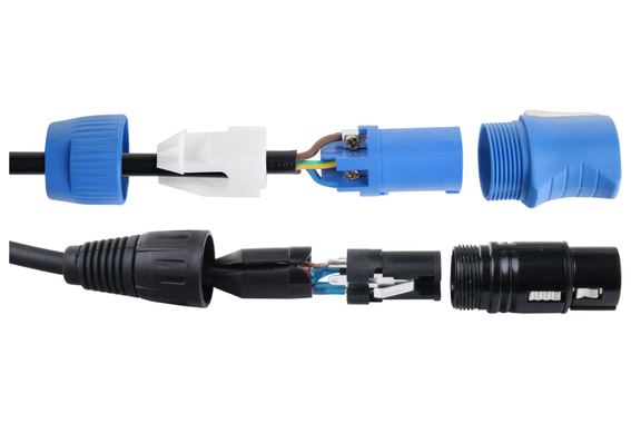 Pronomic Stage PPD-2.5 Câble Hybride Powerplug/DMX Lot de 10 image 5