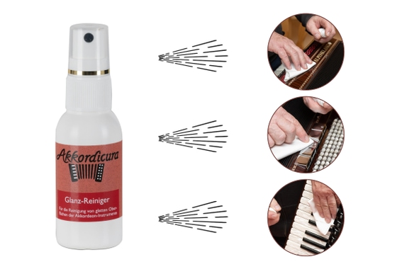 Produit d’Entretien Akkordicura pour Accordéon Set avec Chiffon de Polissage image 5