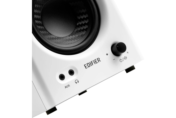 Enceintes de Studio Edifier MR4 2.0 Blanches Avec Pieds image 5