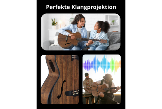 Classic Cantabile SHG-2WN LaBelle Westerngitaar Set image 5
