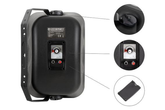 McGrey OLS-651BK Outdoor-Lautsprecher 60 Watt Schwarz  - Retoure (Zustand: sehr gut) image 5