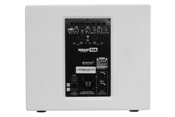 Omnitronic MOLLY-12A Subwoofer blanc image 5