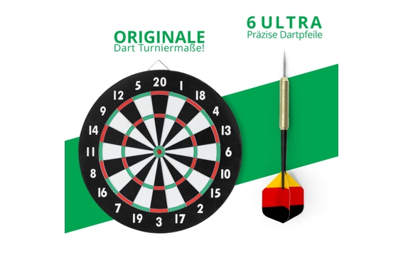 Stagecaptain DBP-1810 BullsEye Cible de fléchettes en papier image 5