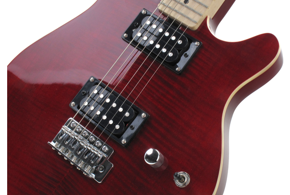 Rocktile Pro MM150-TR Chitarra Elettrica Transparent Red Set con Accessori image 5