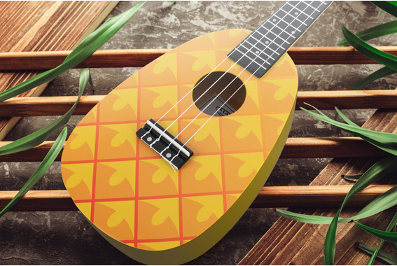 Classic Cantabile UC-240A ANA 24" Konzert-Ukulele Pineapple  - Retoure (Zustand: sehr gut) image 5