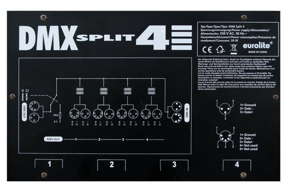 Eurolite DMX Split 4 Splitter image 5