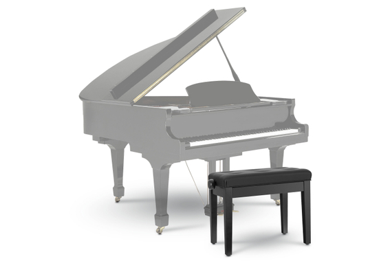 Classic Cantabile Panchina Per Pianoforte Modello D Nero Opaco image 5
