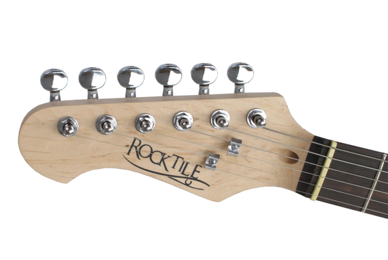 Rocktile Pro ST3-BK Guitarra Eléctrica Para Zurdos (Lefty) Negra + Escuela De Guitarra image 5