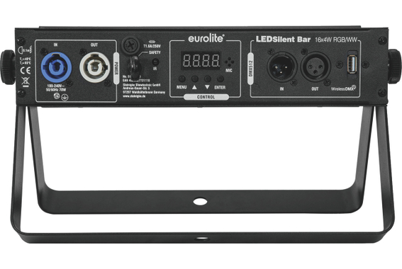 Eurolite LED Silent Bar 16x4W RGB/WW Controller Set image 5