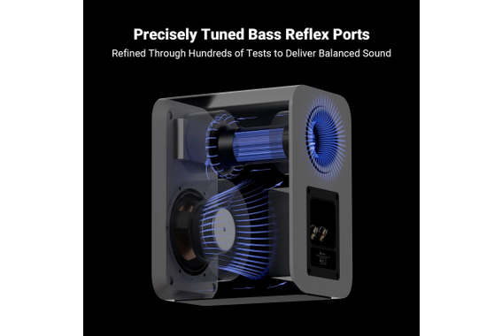 Fosi Audio SP601 Boekenkastluidsprekers Paar Oranje image 5