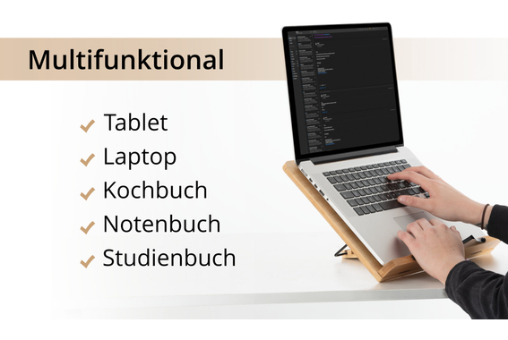 Pupitre de Table Classic Cantabile en Bambou Grand image 5