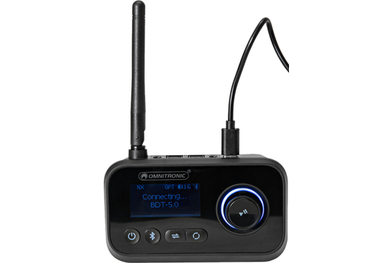 Omnitronic BDT-5.2PRO Aptx Bluetooth Transceiver  - Retoure (Zustand: sehr gut) image 5