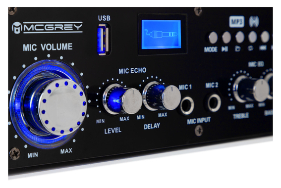 McGrey PA-350BT Bluetooth-Endstufe mit USB/MP3-Player  - Retoure (Zustand: sehr gut) image 5
