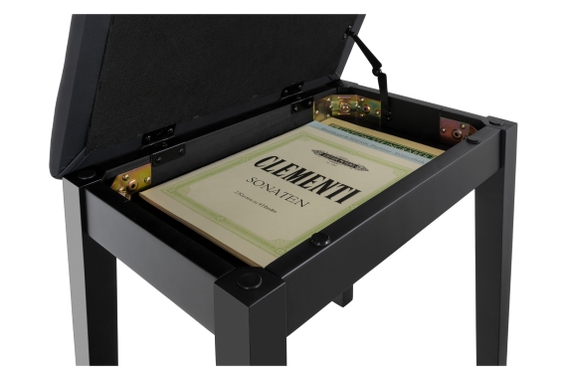 Classic Cantabile Pianobank Model S Zwart Mat image 5