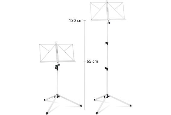 Classic Cantabile 100 Pupitre Medium Blanc Lot de 10 image 5