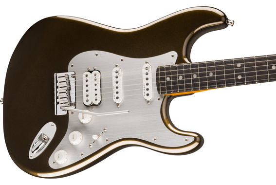 Fender American Ultra II Stratocaster HSS Texas Tea image 5