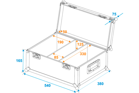 Flightcase Roadinger pour 2x Eurolite TSL-150/250/350 image 5