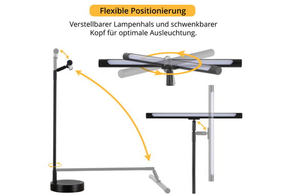 Classic Cantabile 12520 SM Pianoleuchte Schwarz  - Retoure (Zustand: sehr gut) image 5