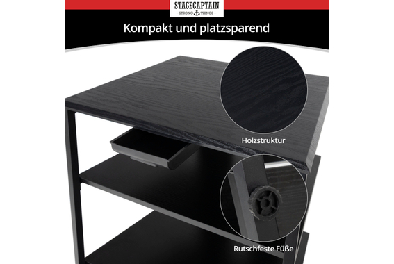 Stagecaptain HR-604 BK Audio Rack  - Retoure (Zustand: sehr gut) image 5