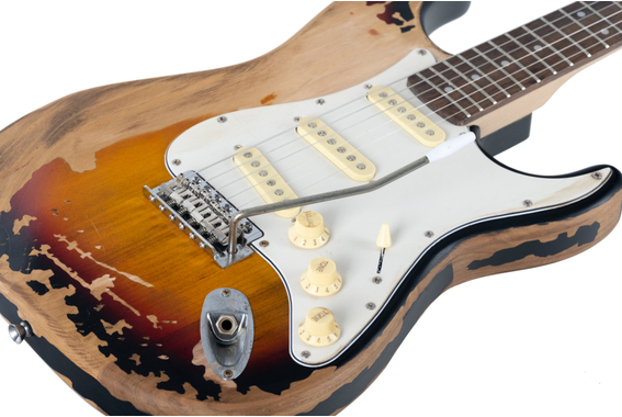 Rocktile Vinstage ST-BBHSB E-Gitarre Sunburst  - Retoure (Zustand: sehr gut) image 5