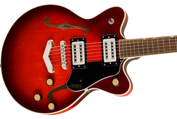 Gretsch G2655 Streamliner Center Block Jr. Double-Cut avec V-Stoptail Claret Burst image 5