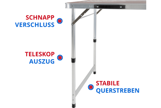 Stagecaptain Beer Pong Tavolo "Bavaria" image 5