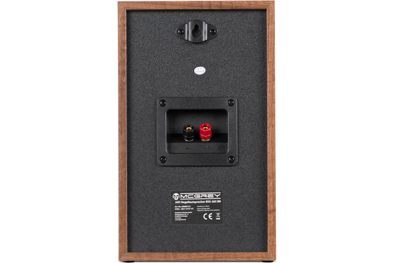 McGrey BSS-265 BR 6,5" HiFi Regallautsprecher Paar Braun  2x 40W RMS  - Retoure (Zustand: gut) image 5