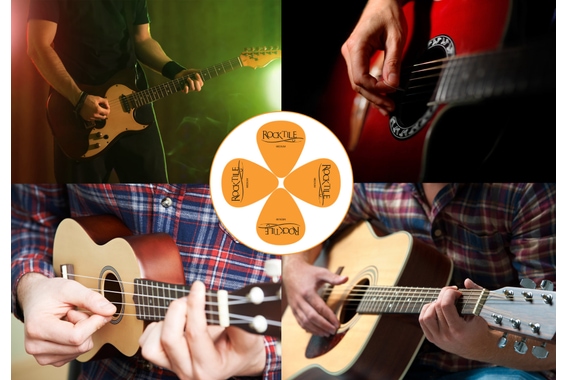 Rocktile Plettri Yellow Medium Confezione Da 36 image 5