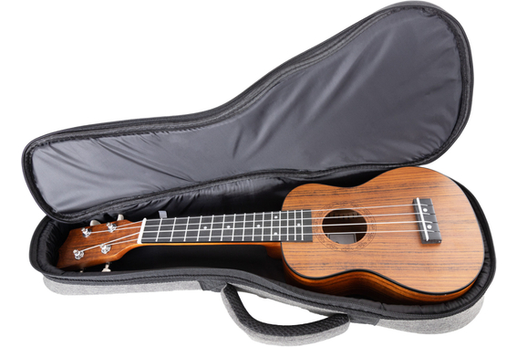 Funda Rocktile para Ukelele Soprano Gris/Negro image 5